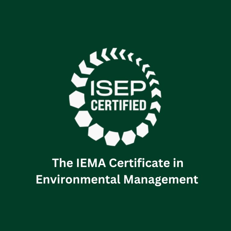 The ISEP Certificate in Environmental Management